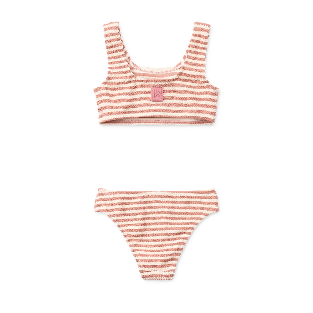 Liewood UV-Bikini 'Bello' Coral Blush/Creme de la Creme - Image 2