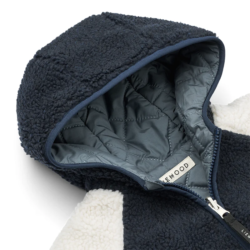 Liewood Wendbare Thermojacke 'Jackson' Whale Blue Multi Mix - Image 11
