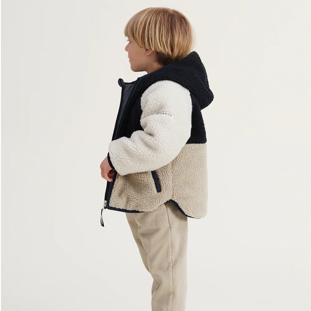 Liewood Wendbare Thermojacke 'Jackson' Whale Blue Multi Mix - Image 8