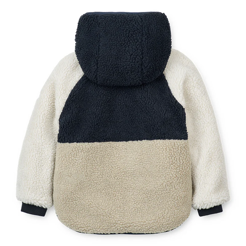 Liewood Wendbare Thermojacke 'Jackson' Whale Blue Multi Mix - Image 9