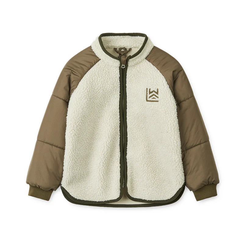Liewood Wendbare Winterjacke 'Timber' Army Brown Multi Mix - Image 3