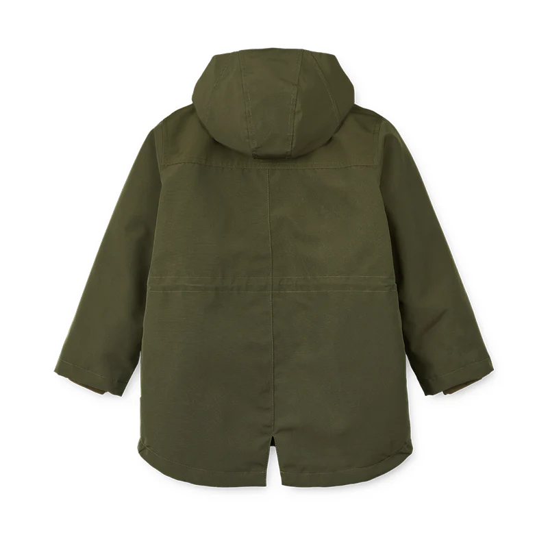 Liewood Wendbare Winterjacke 'Timber' Army Brown Multi Mix - Image 7