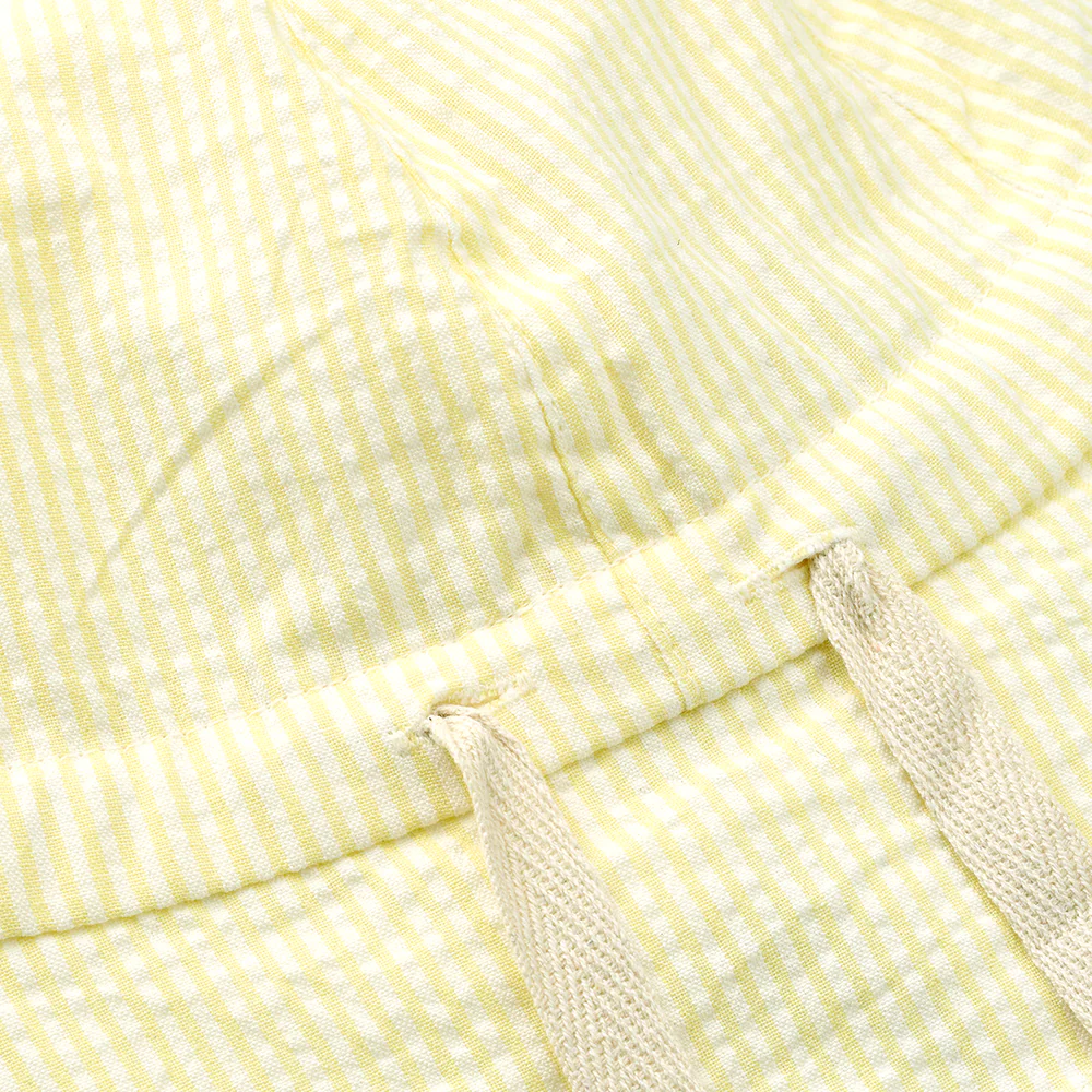Liewood wendbarer Sonnenhut 'Gorm' Stripe Lemonade/Creme de la Creme - Image 3