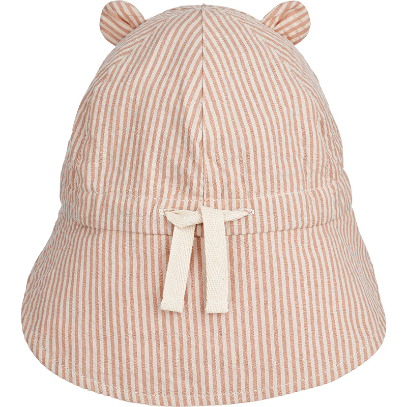Liewood wendbarer Sonnenhut 'Gorm' Stripe Tuscany Rose/Sandy - Image 6