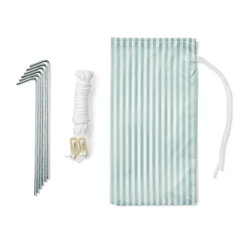Liewood Zelt 'Bjork' Printed Stripe Ice Blue/Creme de la Creme - Image 5