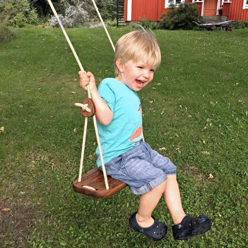 Lillagunga  Outdoor Kinderschaukel 'Classic'   Walnuss/Beige - Image 4