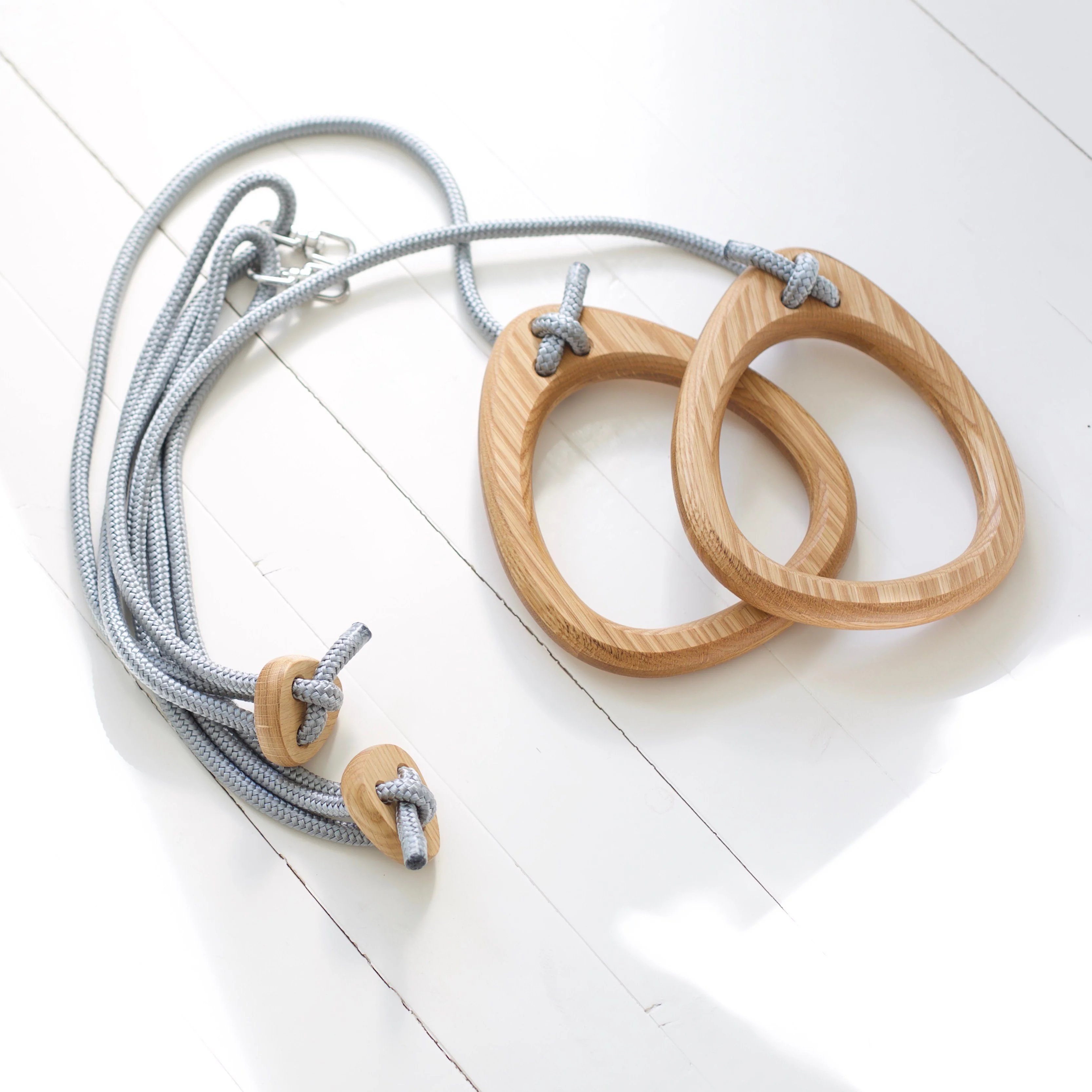 Lillagunga  Turnringe 'Rings'   Eiche/Grau - Image 4