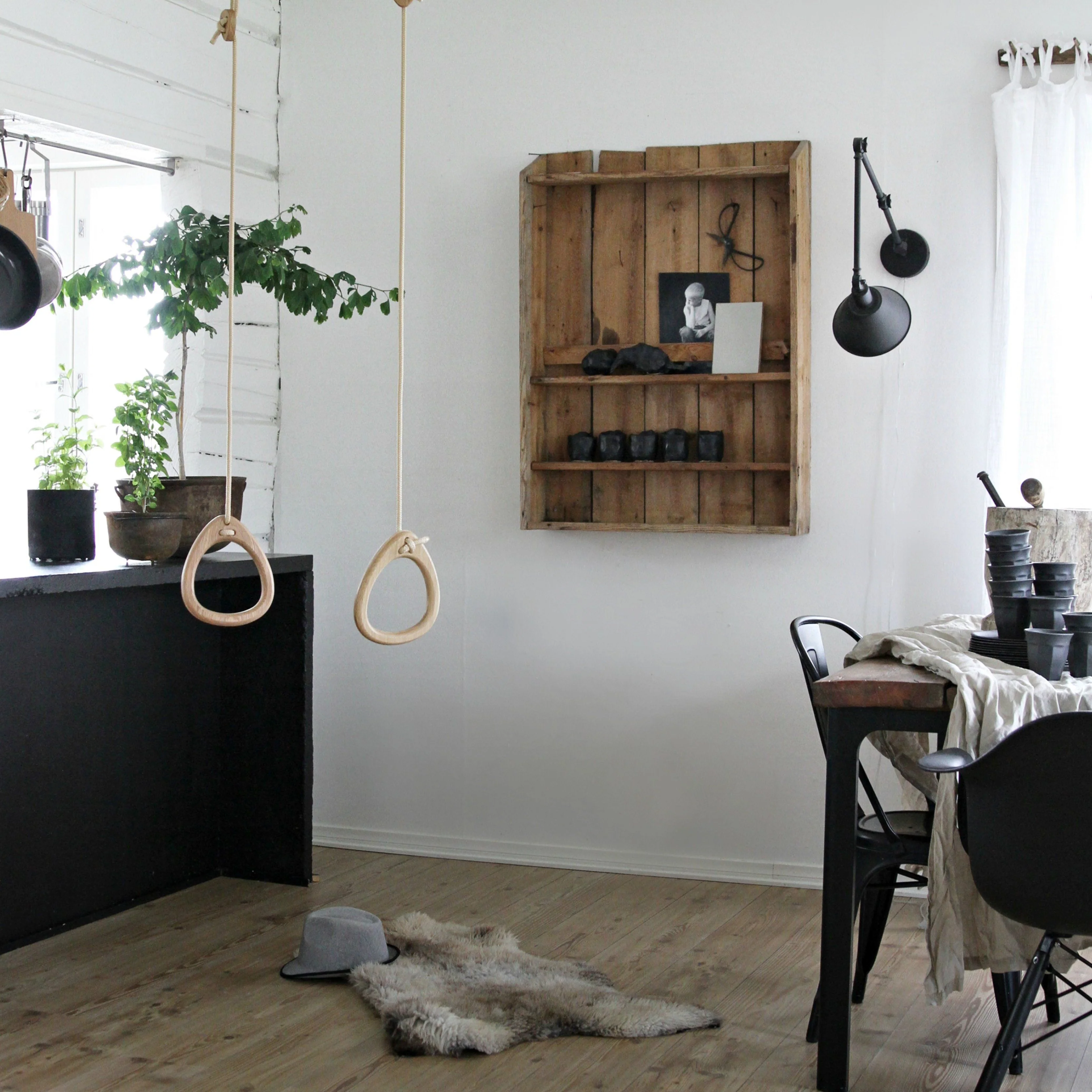 Lillagunga  Turnringe 'Rings'   Eiche/Beige - Image 5