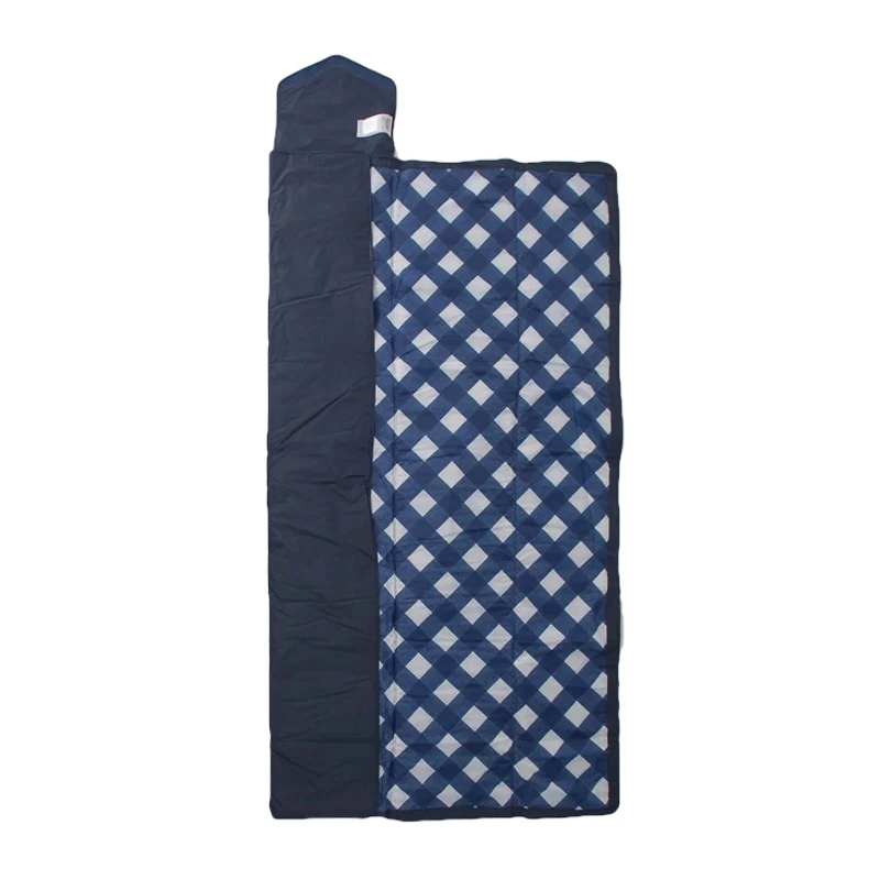 Little Unicorn  Picknickdecke Gross  Navy Plaid - Image 3