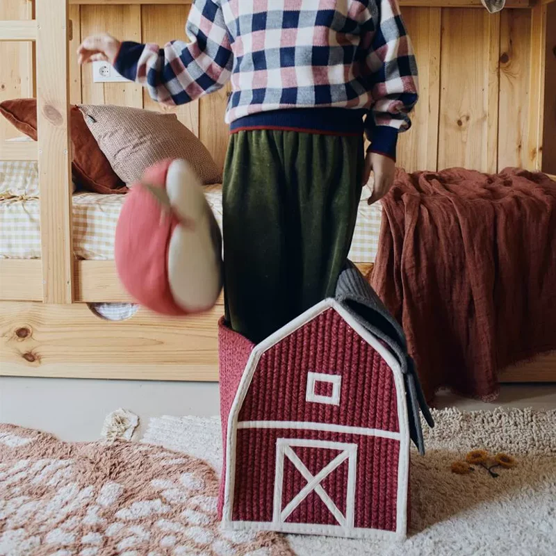 Lorena Canals Aufbewahrungskorb 'Farmhouse' Red - Image 3