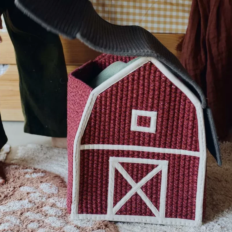 Lorena Canals Aufbewahrungskorb 'Farmhouse' Red - Image 4