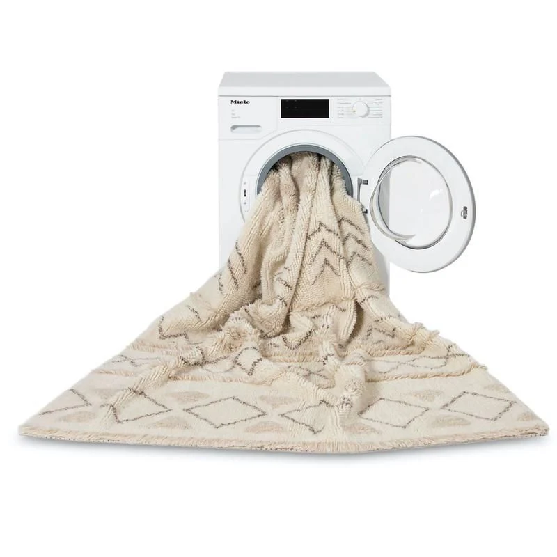 Lorena Canals  Baumwollteppich Kaarol Earth waschbar  Beige/Natur - Image 5