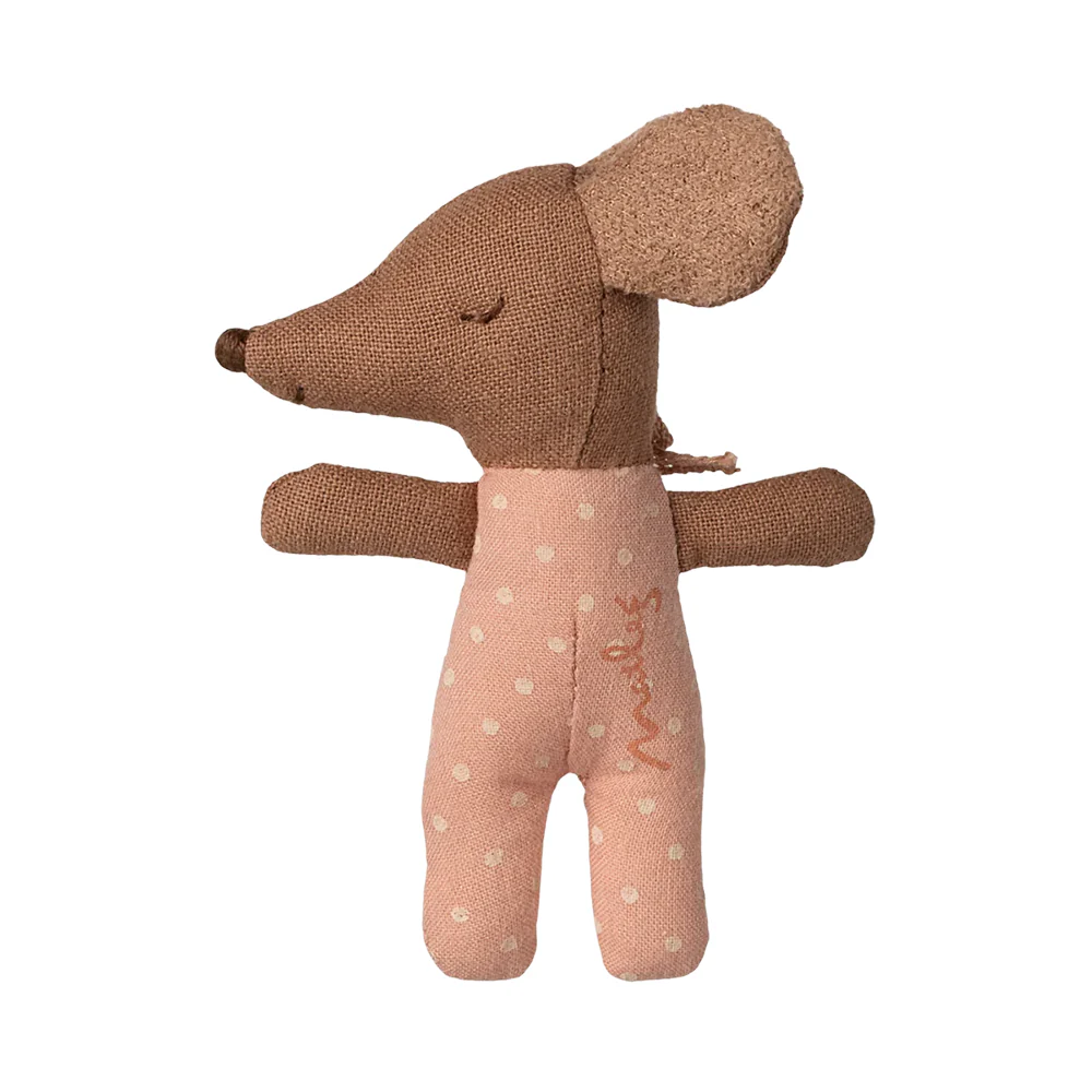 Maileg  Babymaus 'Sleepy Wakey' in Streichholzschachtel Rose - Image 4
