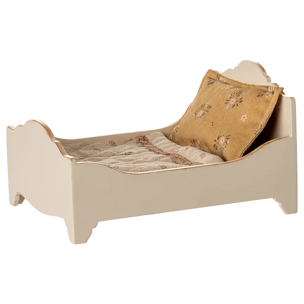 Maileg Bett 'Maus'  Off White - Image 3
