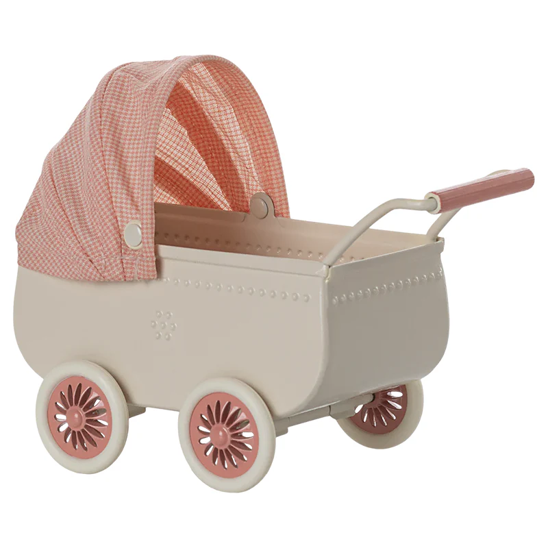 Maileg  Kinderwagen 'Maus'  Coral - Image 3