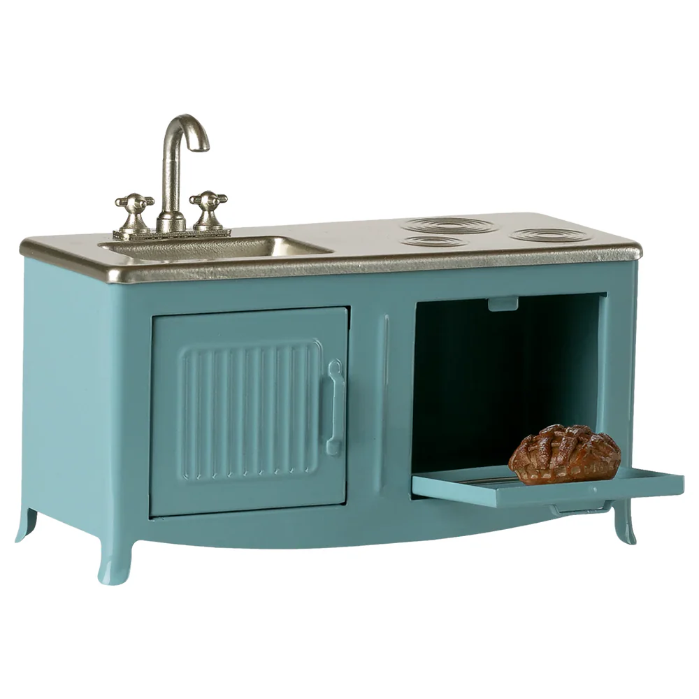 Maileg Küche 'Maus' Blau - Image 3