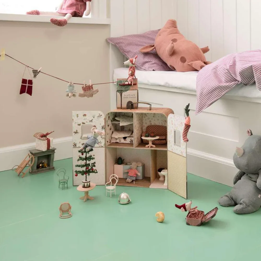 Maileg Mäusehaus 'SuitCasa' Kleine Schwester und Bruder Maus - Image 2