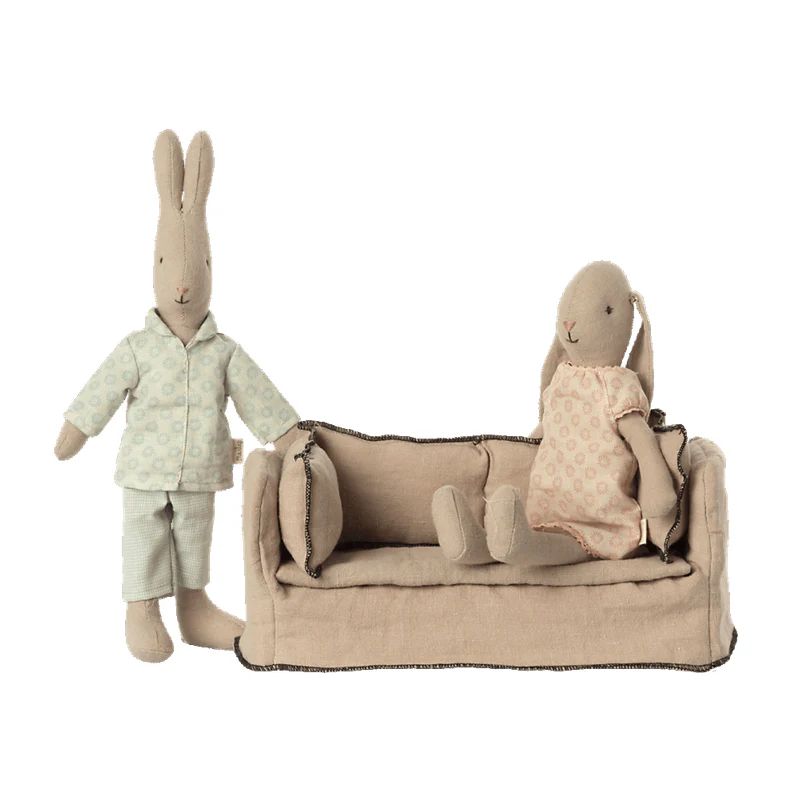 Maileg  Miniature Sofa  Beige - Image 3