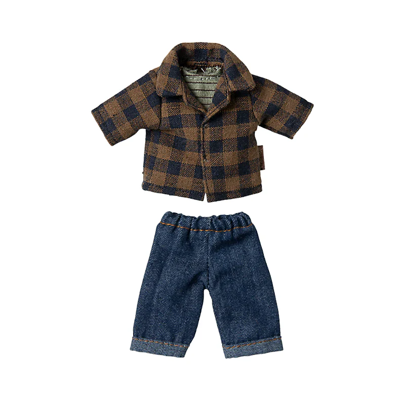 Maileg 'Papa Maus' Light Brown - Image 2