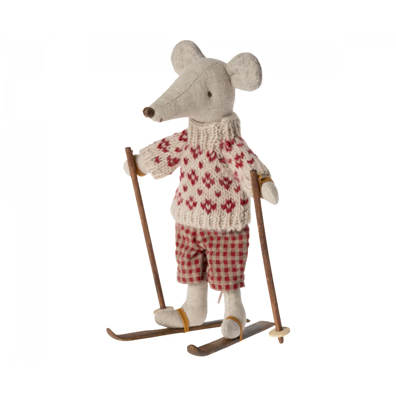 Maileg Ski und Skistöcke für Mama & Papa Maus - Image 2
