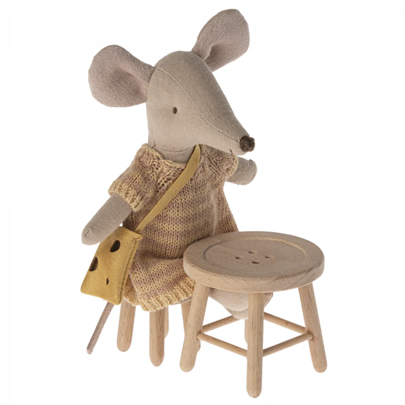 Maileg Tisch und Hocker Set Maus - Image 2