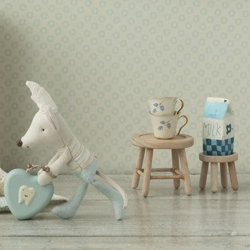 Maileg Tisch und Hocker Set Maus - Image 3