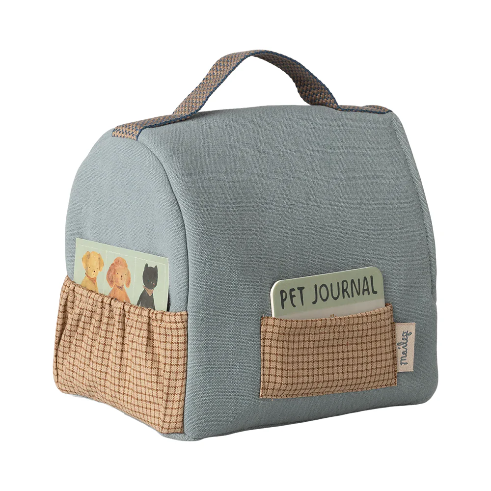 Maileg  Transporttasche für Haustiere Dusty Blue - Image 4