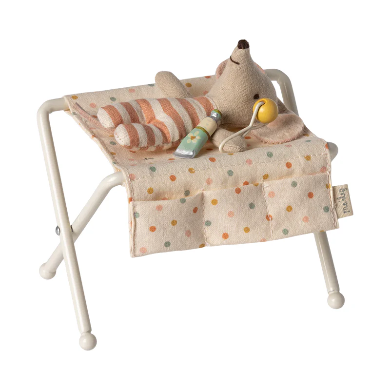 Maileg Wickeltisch 'Babymaus' Off White - Image 3