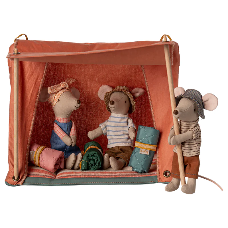 Maileg Zelt 'Happy Camper' Maus - Image 2