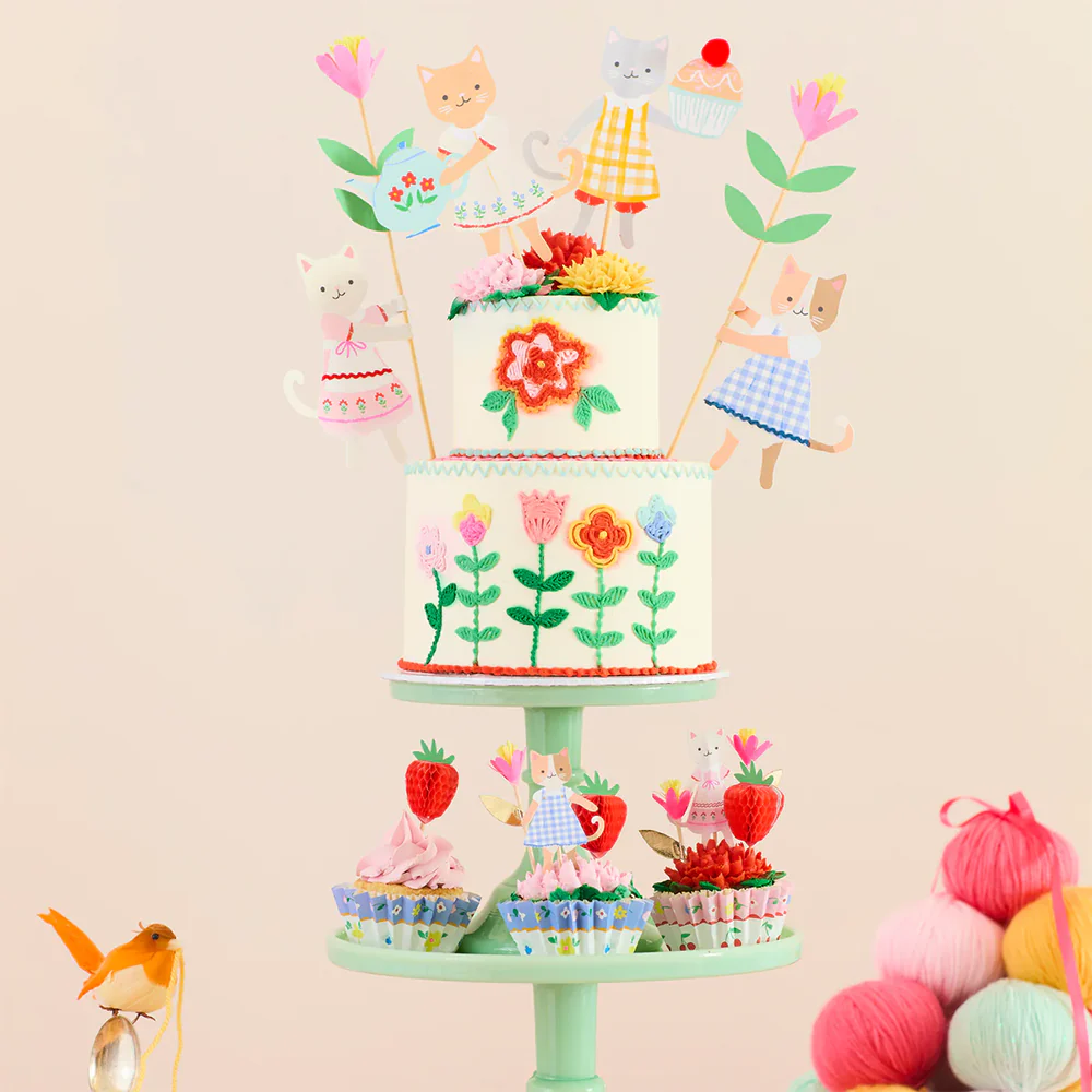 Meri Meri Cake Topper Kitten Club - Image 2