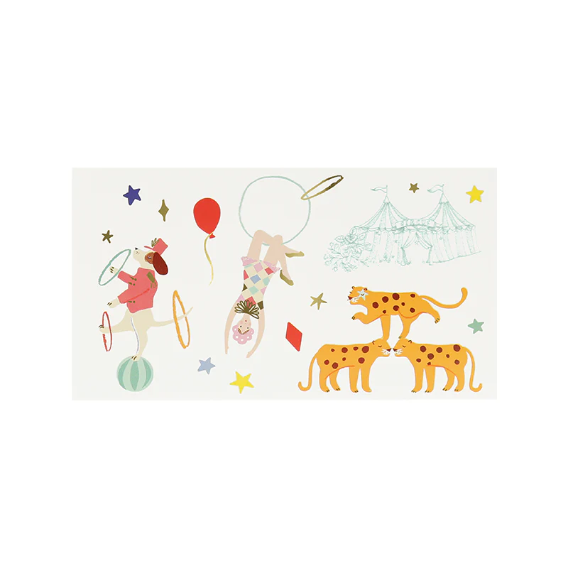 Meri Meri Kindertattoos 'Circus' - Image 4