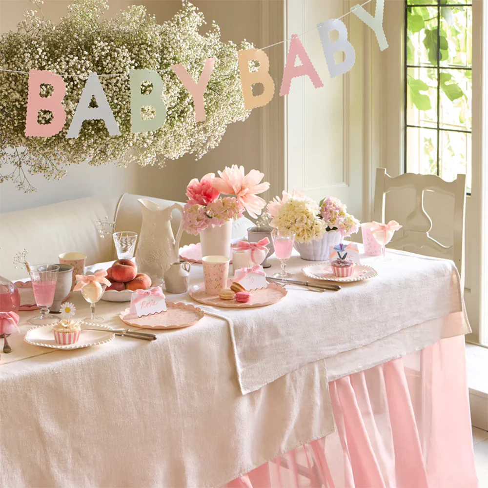 Meri Meri Party Wimpelkette 'Baby' Scallop - Image 2