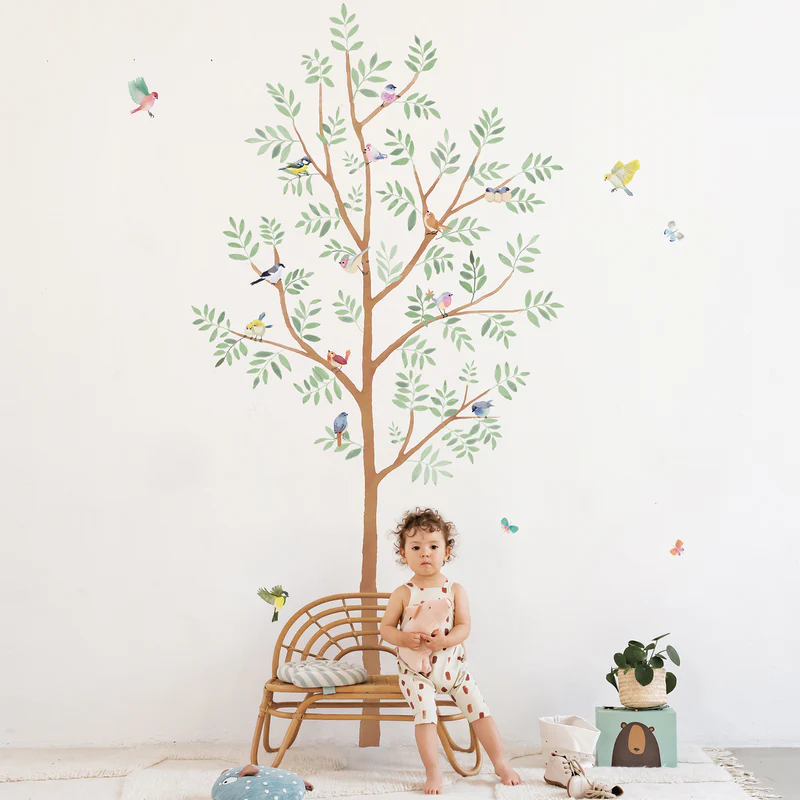 MIMI`lou Wandsticker Big 'L'ARRIVEE DU PRINTEMPS ARBRE' Baum - Image 3