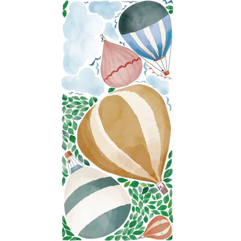 MIMI`lou  Wandsticker Big 'MONTGOLFIÈRES AQUARELLE'  Bunt - Image 3