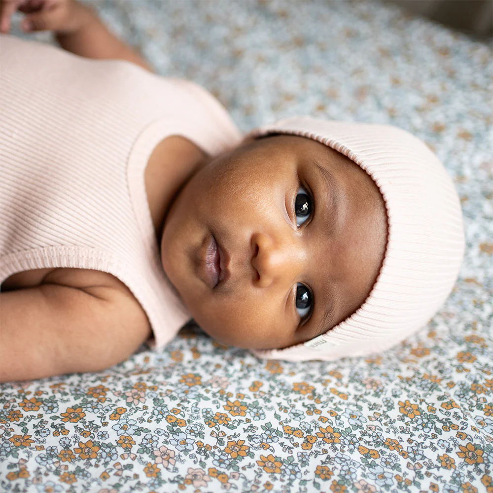 Minimalisma Babymütze aus Seide/Baumwolle 'Bambi' Sweet Rose - Image 2