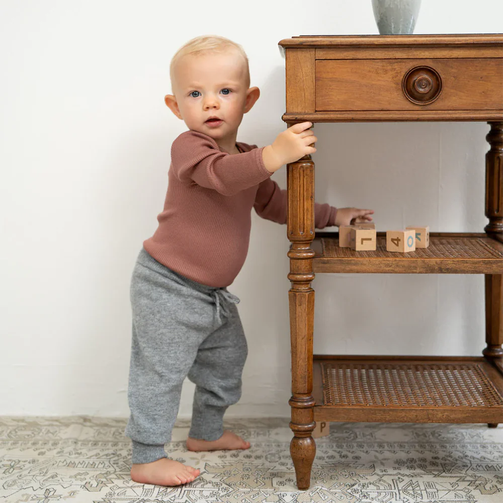 Minimalisma  Body Langarm aus Seide/Baumwolle 'Bono' Antique Rose - Image 2