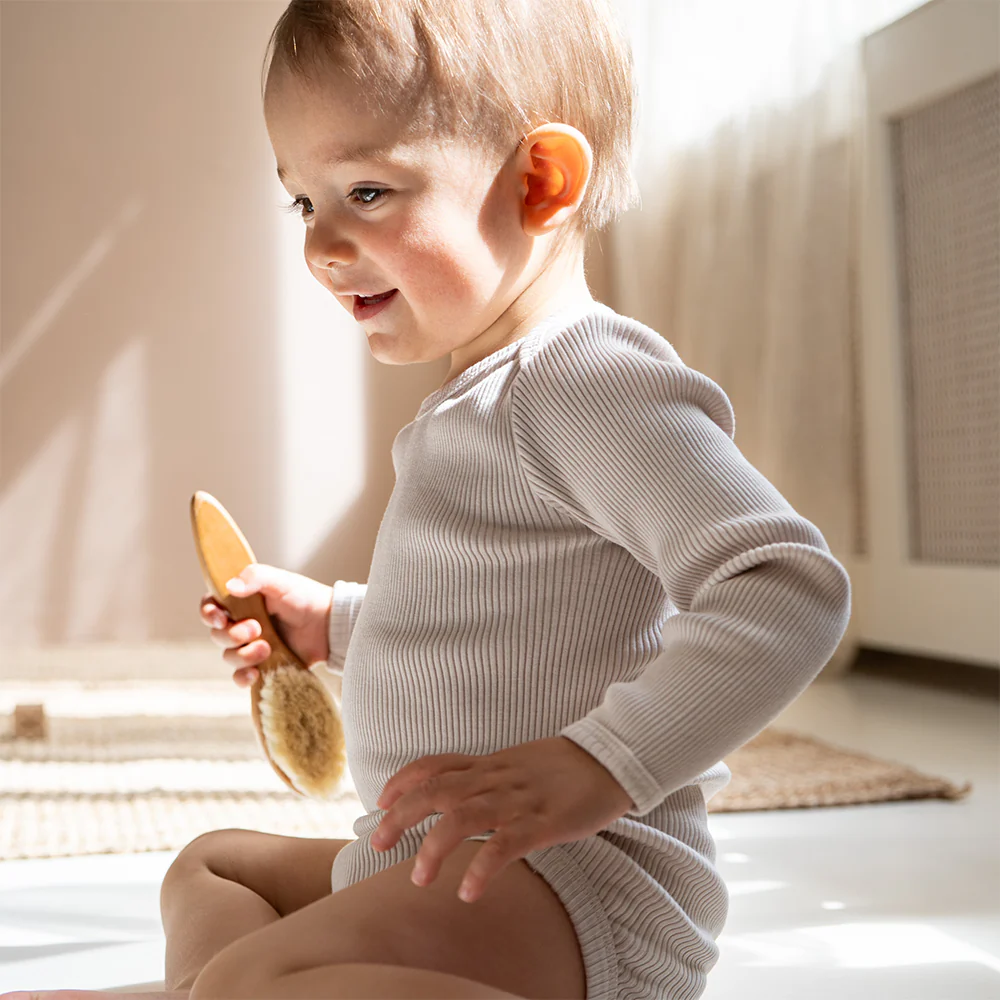 Minimalisma  Body Langarm aus Seide/Baumwolle 'Bono' Ecru - Image 4