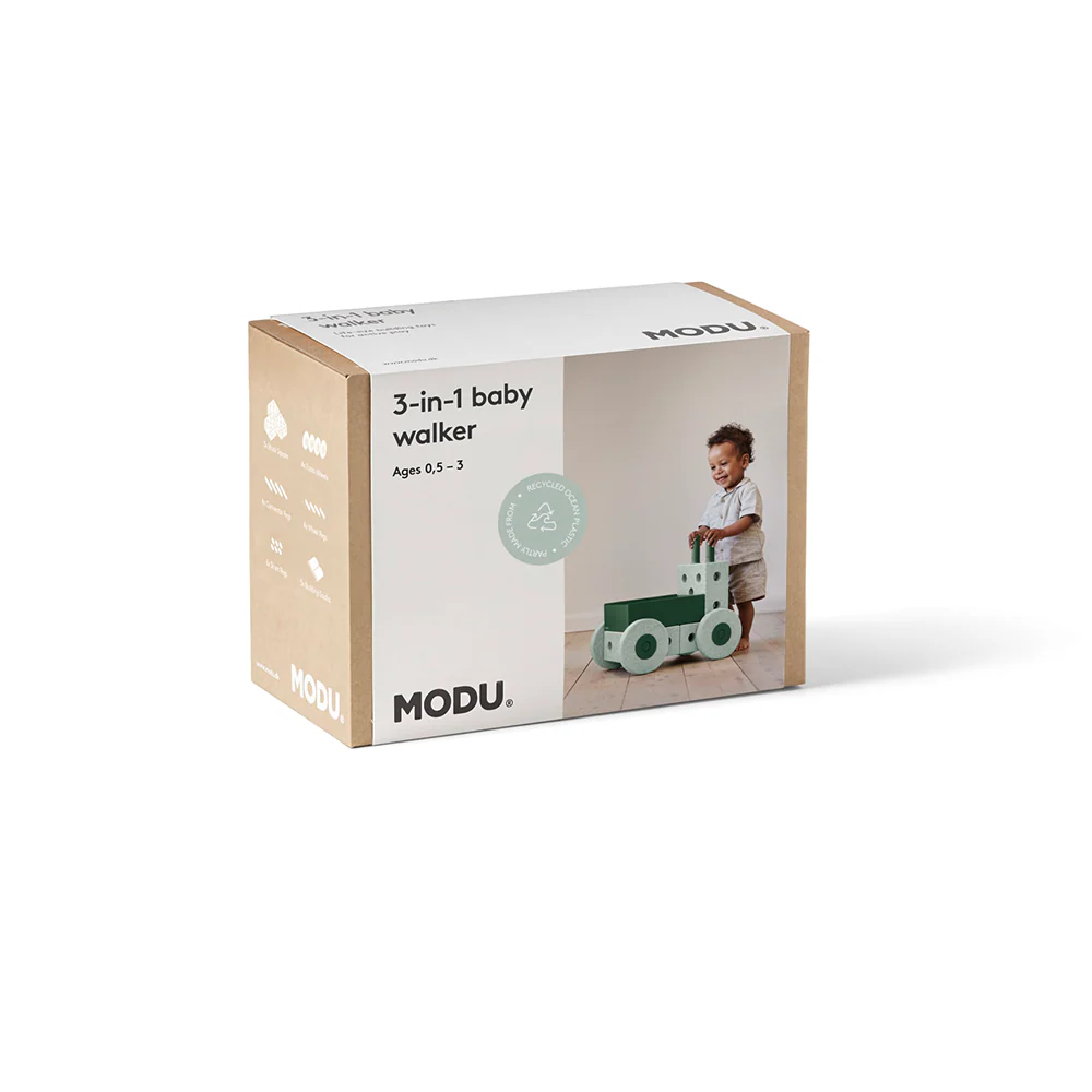 Modu 3-in-1 Lauflernwagen Ocean Mint - Image 3