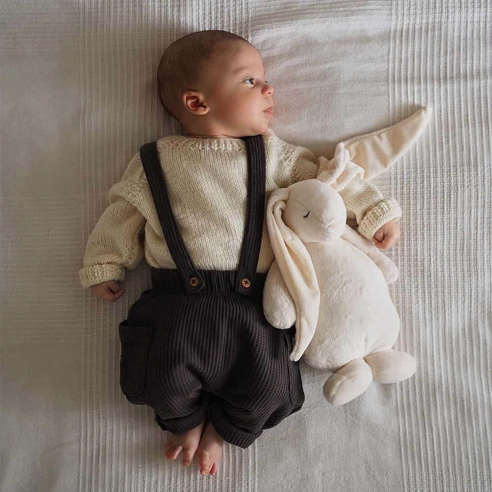 Moonie Kuscheltier Hase mit Licht 'Organic Humming Bunny' Polar - Image 6