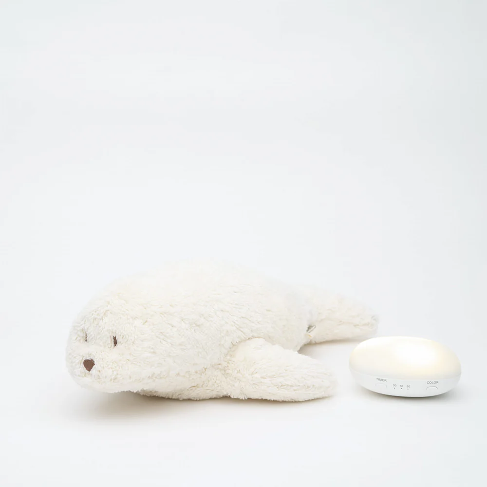 Moonie Kuscheltier Robbe mit Licht 'Organic Humming Seal' Polar - Image 2