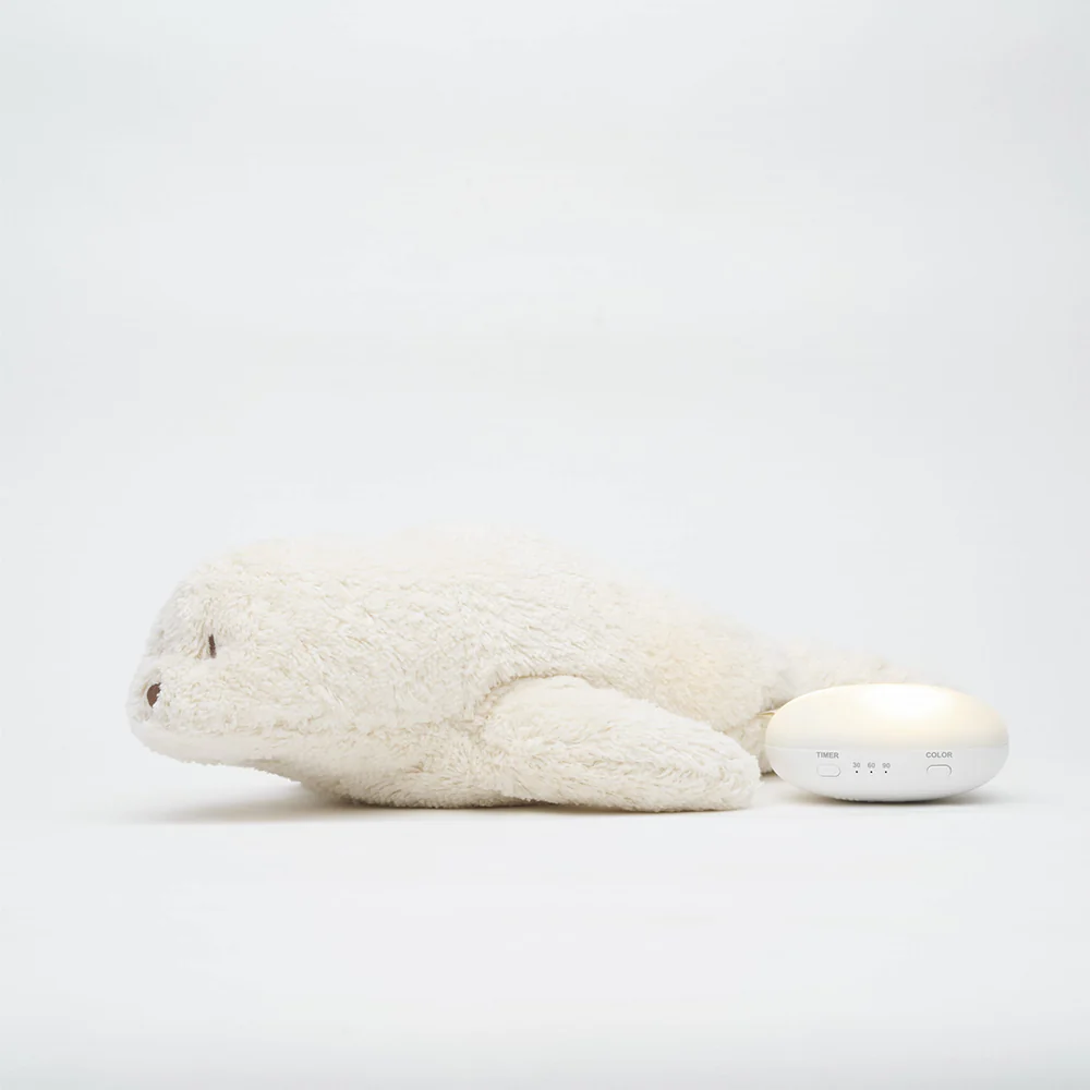 Moonie Kuscheltier Robbe mit Licht 'Organic Humming Seal' Polar - Image 4