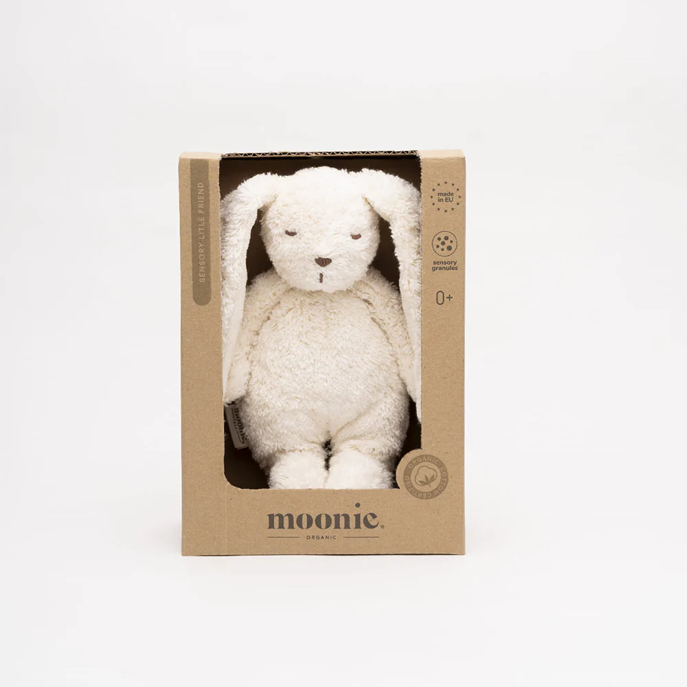 Moonie Kuscheltier Hase 'Sensory' Klein Polar - Image 2