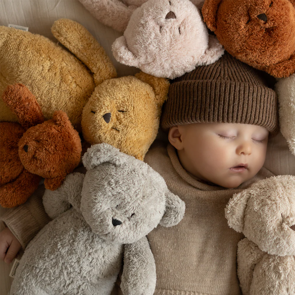 Moonie Teddybär mit Licht 'Organic Humming Bear' Cappuccino - Image 2