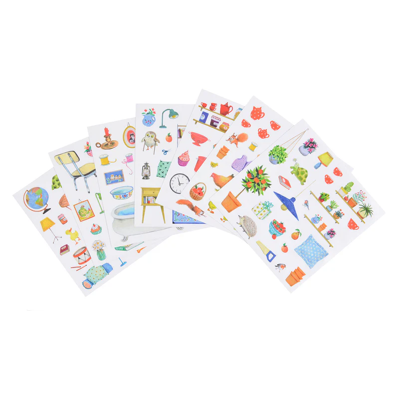 Moulin Roty  Stickerheft 'Mein Zuhause'  Multi - Image 2