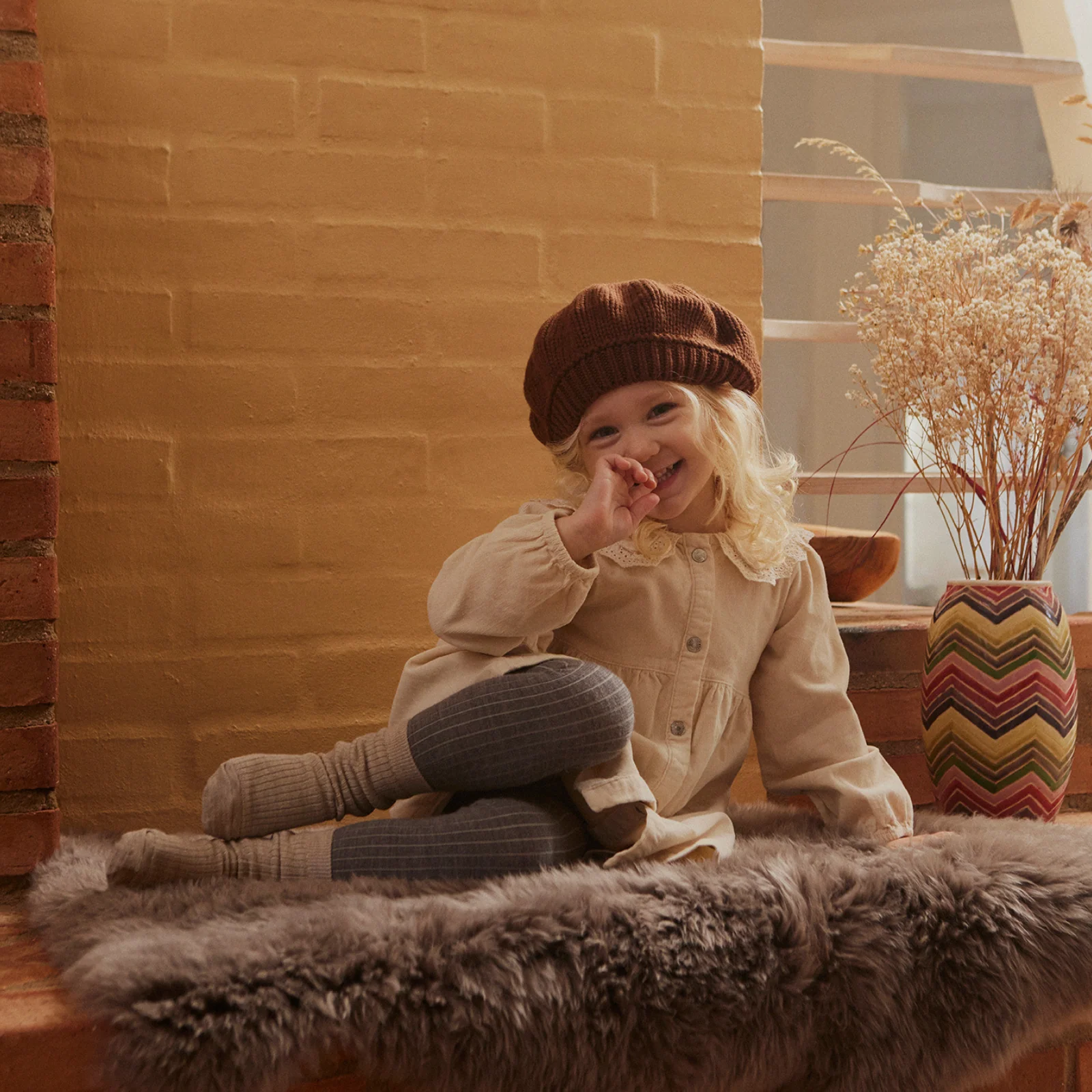 MP Denmark  Strumpfhose 'Arien' Brown Melange - Image 3