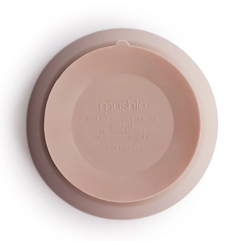 Mushie  Silikon Schüssel mit Saugnapf  Blush - Image 2