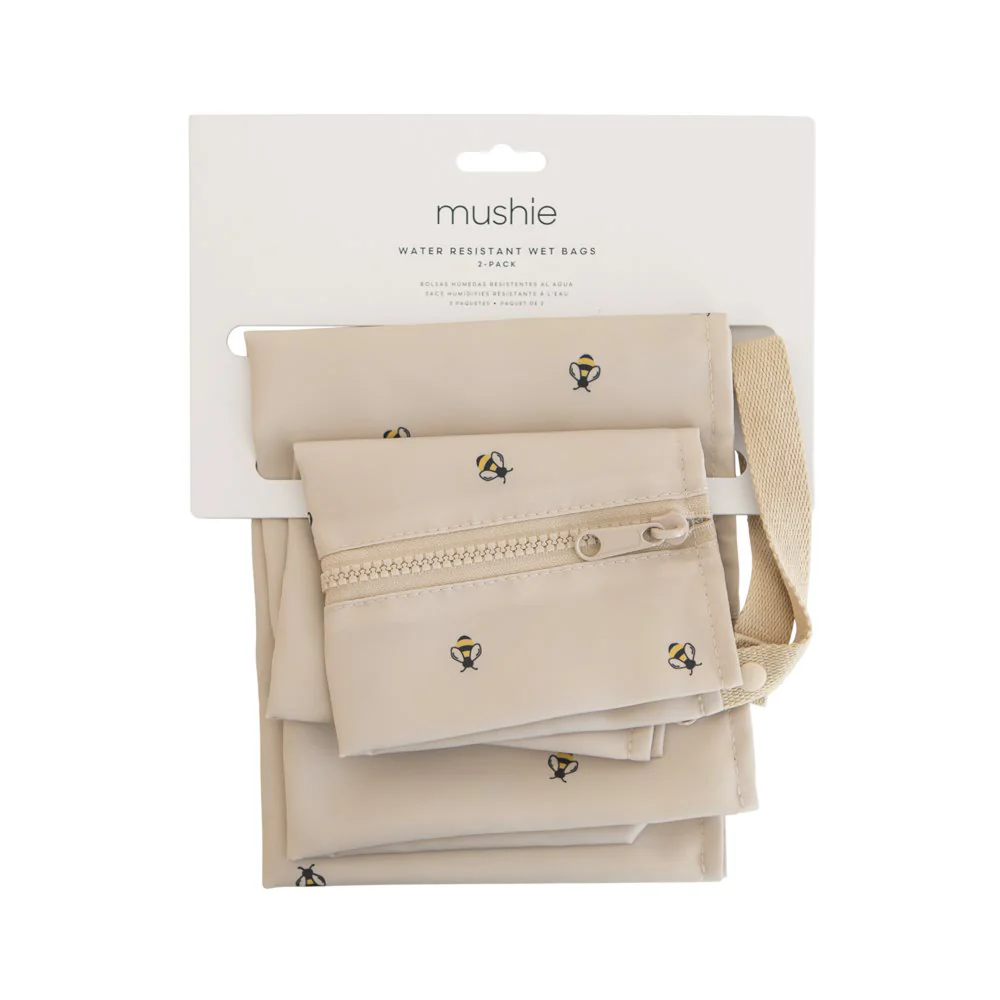 Mushie 2er Set Wet Bag Bees - Image 4