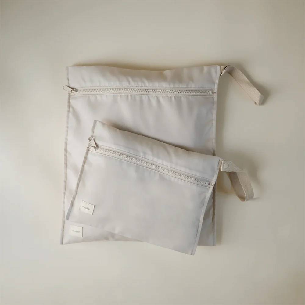 Mushie 2er Set Wet Bag Fog - Image 2