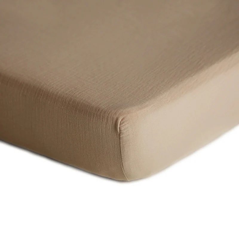 Mushie Baby Fixleintuch 40 x 100 cm Small Natural - Image 2