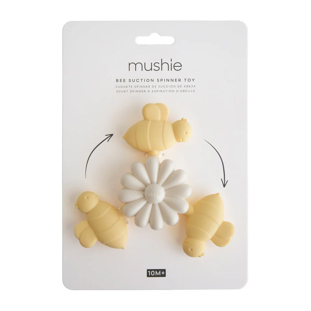 Mushie  Drehspielzeug mit Saugnapf 'Spinner' Bee - Image 3